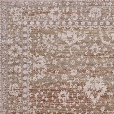 ivory, olive, sage, dusty pink, pale blue, medium brown