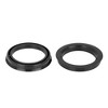 Unique Bargains Plastic 2.86inch OD Car Hub Centric Rings Wheel Bore Center Spacer Black 4 Pcs - 4 of 4