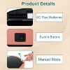 FDW Kitchen Trash Can with Lid, 13 Gallon Automatic Garbage Can for Bathroom Bedroom Home Office 50 Liter Touch Free Stainless Steel Waste Bin - 4 of 4