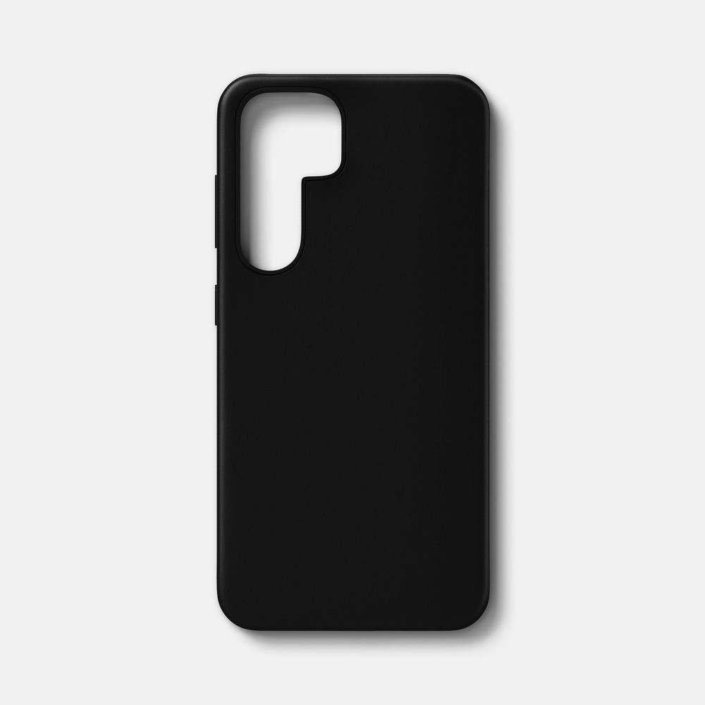 Samsung Galaxy S25 Smartphone Case with MagSafe - heyday™ Black Silicone: Solid Pattern, Silicone Material