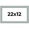 PosterPalooza | Refined Blue Picture Frame - UV Acrylic, Backing Board, Hanging Hardware Included - 2 of 4