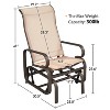 Yaheetech Outdoor Rocking Chair W/ Breathable Sling Fabric for Porch, Patio, Balcony - 3 of 4