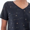 Old Ranch Brands Women's Winter Night Short Sleeve Pajama Top - 3 of 4