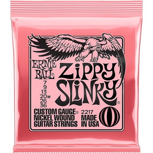 Ernie Ball Zippy Slinky Nickel Wound Electric Guitar Strings 7 36