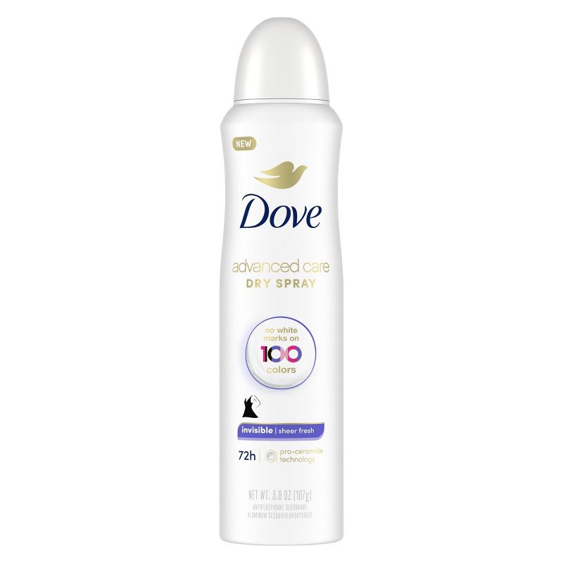 Dove Beauty Advanced Care Sheer Fresh 72-Hour Women&#39;s Antiperspirant &#38; Deodorant Dry Spray - 3.8oz, 3 of 16