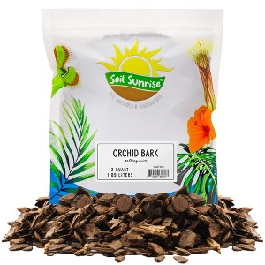 Soil Sunrise 100% Organic Orchid Potting Bark, Natural USA-Sourced Pine Bark Additive - 1 of 4