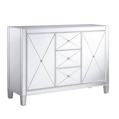 Storage Cabinet With 3 Shelves Silver - Sauder : Target