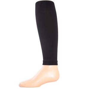 Memoi Girls Plush Lined Fleece Opaque Footless Tights - 1 of 2