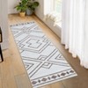 Area Rug Machine Washable Rug Non Slip Non Shedding Indoor Carpet Modern Geometric Low Pile Foldable Stain Resistant Rug for Bedroom Living Room - 3 of 4