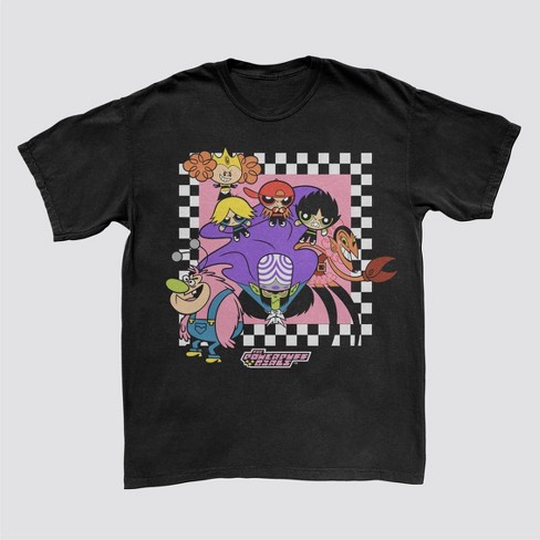 Men's The Powerpuff Girls Short Sleeve Graphic T-Shirt - Black S