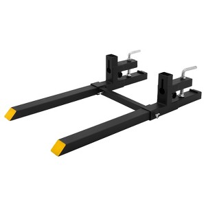 Pallet Forks, Clip-On Pallet Forks, Heavy-Duty Tractor Forks, Bucket Forks for Tractor Attachments, Skid-Steer Loader Buckets - 1 of 4