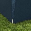 Resenkos Backyard Garden Canopy, Camping Canopy Screen Tent,10' x 19.5' Pop Up Canopy Tent w/ Sidewalls, Leg Weight Bags, Wheeled Carry Bag, Blue Dark - 2 of 4