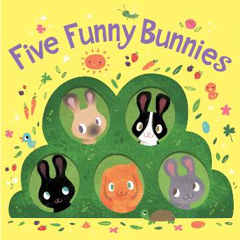 Five Funny Bunnies Board Book - by  Clarion Books