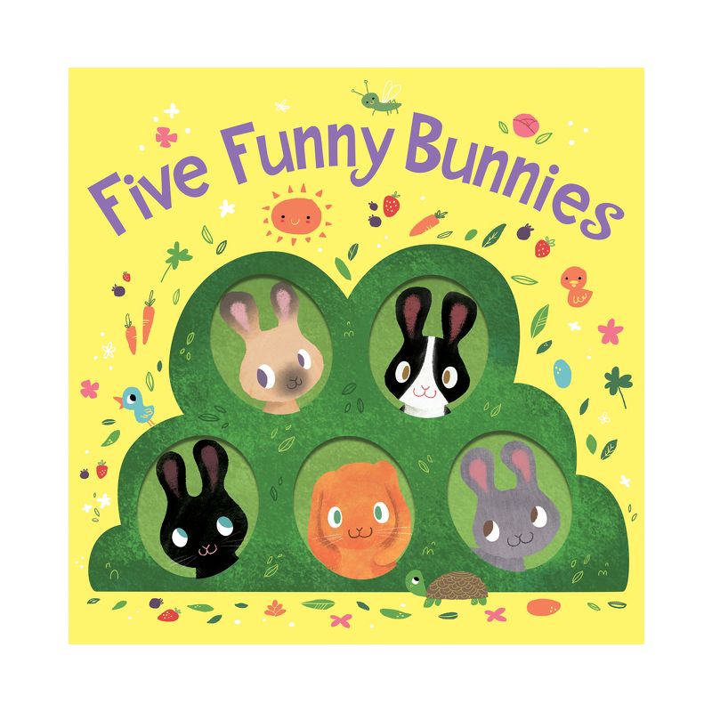 Five Funny Bunnies Board Book - by  Clarion Books, 1 of 2