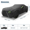 Unique Bargains Waterproof with Zipper Car Cover for Dodge Challenger 2008-2023 Black 1 Pc - 4 of 4