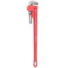 KTMBDW Heavy Duty Steel Straight Pipe Wrench, Adjustable Plumbing Wrench, Drop Forged, Red - 2 of 4