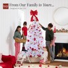 Best Choice Products Pre-Lit Premium Hinged White Artificial Christmas Pine Tree w/ Lights, Stand, PVC Branch Tips - 4 of 4