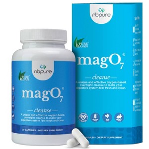 NBPure MagO7 Oxygen Detox Cleanse Multi-Symptom Relief Capsules - 30ct - 1 of 4