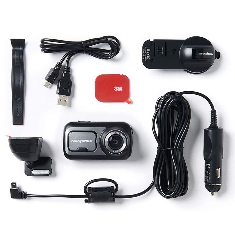 Nextbase 422GW Dash Cam 2.5" HD 1440p Touch Screen Car Dashboard Camera, Amazon Alexa, WiFi, GPS, Emergency SOS, Wireless, Black, 5 of 12