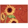 Jellybean Sunflower Solstice Doormat – Bright, Welcoming, and Perfect for Every Season, 20"X30" - 2 of 3