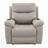 Royal Hampton Power Motion Lift and Recliner Chair with Heated Massage, Gray - 3 of 4