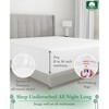Luxury Fitted Sheet Only, 600 Thread Count - 100% Cotton Sateen, Deep Pocket, Soft, Cool & Durable by California Design Den - 4 of 4