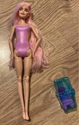 Barbie Pop Reveal Fruit Series Grape Fizz Doll, 8 Surprises Include Pet,  Slime, Scent & Color Change : Target