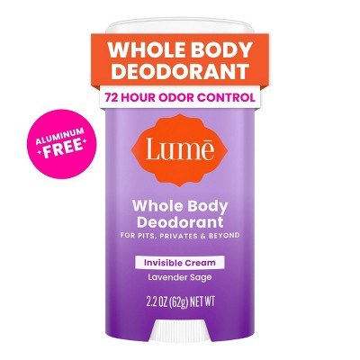 Lume fashion Cream Deodorant 2 - Tubes 3 OZ Full Size