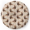 Iveta Abolina Terracotta Cranes Cream Round Floor Pillow - Deny Desings - 2 of 4