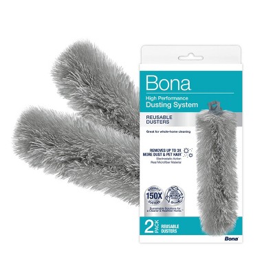 Bona High Performance Dusting System Reusable Dusting Sleeves - 2ct