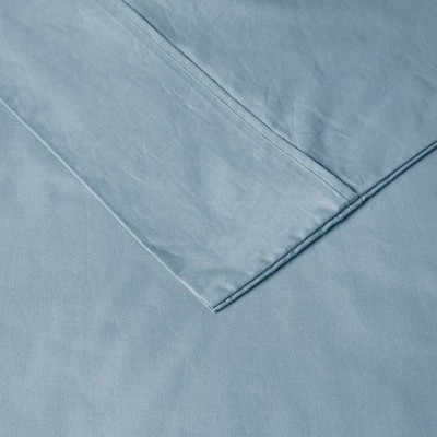 Ivory Full Cotton Percale Pillow Cover Set