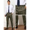 Lars Amadeus Men's Printed Pattern Slim Fit Dress Pants - 4 of 4