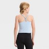 Girls' Strappy Crop Tank Top - All In Motion™ - 2 of 3