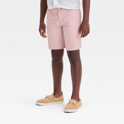 Boys' Regular Fit Flat Front 'At the Knee' Chino Shorts - Cat & Jack™