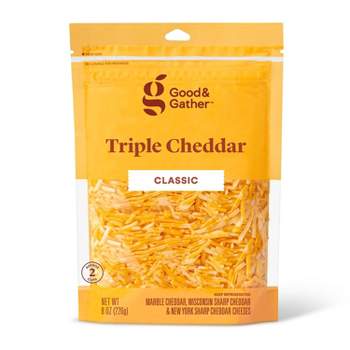 Shredded Triple Cheddar Cheese - 8oz - Good & Gather™