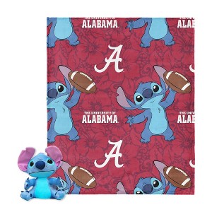 NCAA Enroll Stitch Hugger Pillow & Silk Touch Throw Blanket Set 40x50 Inches - 1 of 4