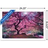 Trends International Pink Tree 2 by Moises Levy Framed Wall Poster Prints - 3 of 4