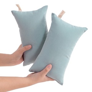 2 Pack Microfiber Toddler Pillows, Soft Down Alternative Travel Pillows - NTBAY - 1 of 4