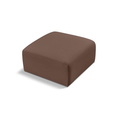 Meridian Furniture,Arc Vegan Leather Ottoman