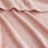 Kate Aurora Pastel Chic Embossed Leaves Ultra Plush Accent Throw Blanket - 50 in. W x 60 in. L - 2 of 4