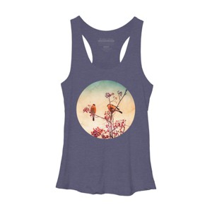 Women's Design By Humans Bullfinch eat rowan By AnnArtshock Racerback Tank Top - 1 of 3