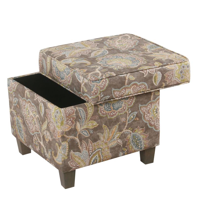 Cole Classics Square Storage Ottoman with Lift Off Top - HomePop, 4 of 13