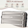 3 Piece Luggage Set with Spinner Wheels Expandable ABS+PC Hardside Suitcases for Travel 20/24/28 Inch - Cuddlewood - 2 of 4