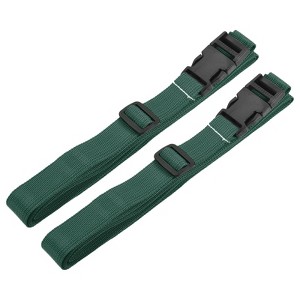 Unique Bargains Travel Packing Accessories Adjustable Utility Straps 2 Pcs - 1 of 4