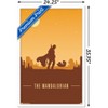 Trends International Star Wars: The Mandalorian - Mando and The Child At Dusk Framed Wall Poster Prints - 3 of 4