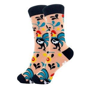 Rooster Socks (Women's Sizes Adult Medium) from the Sock Panda - 1 of 3