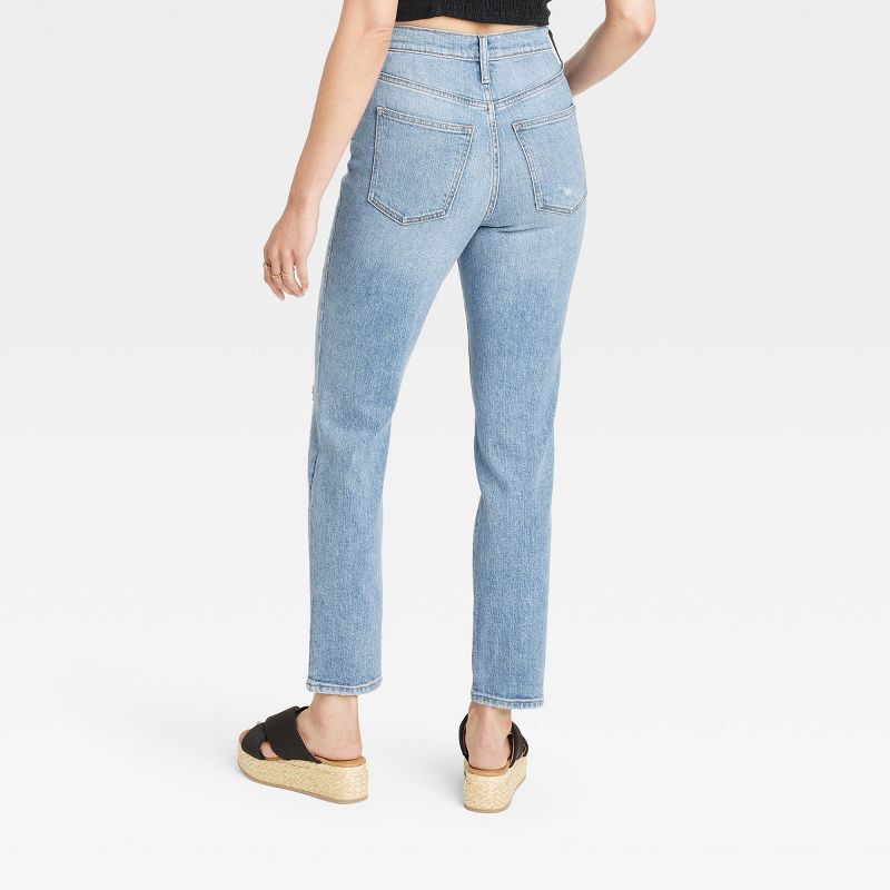 Women's High-Rise 90's Slim Jeans - Universal Thread™, 3 of 21