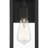 John Timberland Titan Modern Outdoor Wall Light Fixtures Set of 2 Mystic Black 14 1/4" Clear Glass for Post Exterior Barn Deck House Porch Yard Patio - 3 of 4