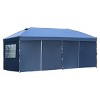10x20 FT Heavy-Duty Pop-Up Canopy Tent with Sidewalls, UV Protection, Adjustable Height, Portable Wheeled Bag, for Outdoor Events-Coolbibila - 2 of 4