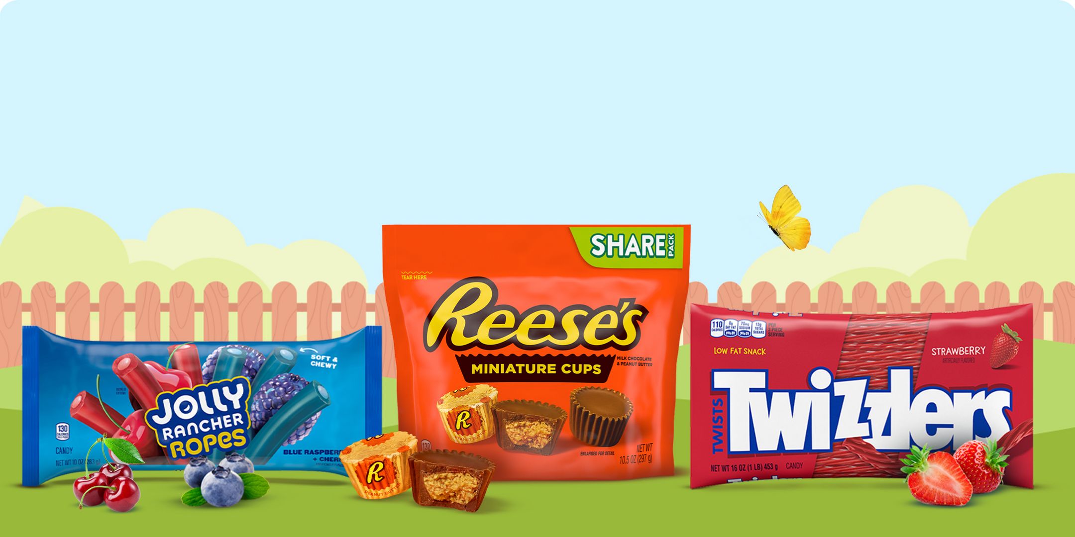 JOLLY RANCHER, REESE'S & TWIZZLERS
